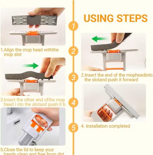 Mini Foldable Squeeze Mop